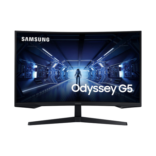 Monitor gamer curvo Samsung Odyssey G5 C32G55T LCD 32" negro 100V/240V