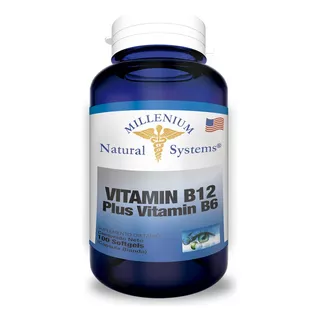 Vitamina B12+b6 De Millenium Natura - Unidad a $511