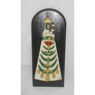 Figura Religiosa Nuestra Señora Del Loreto Madera Para Colga