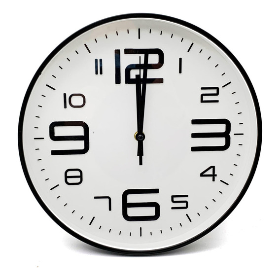 Reloj De Pared, 30cm De Diámetro, En Caja