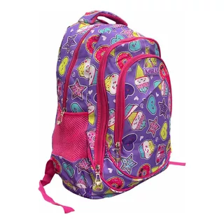 Mochila Escolar Infantil Estampada 18 Espalda Ideal Nuevo