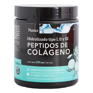 Colageno Hidrolizado Polvo Peptidos Sin Sabort Natier X250
