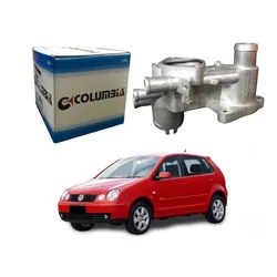  Carcaça Termostatica Aluminio Polo 1.0 16v 2002 A 2003
