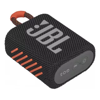 Bocina Jbl Go 3 Portátil Con Bluetooth Negro/naranja Color Negro