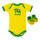 Body E Pantufa Para Bebê Do Brasil Oficial