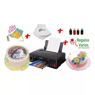 Impresora Tinta Comestible + 160 Obleas + Regalos +novedades