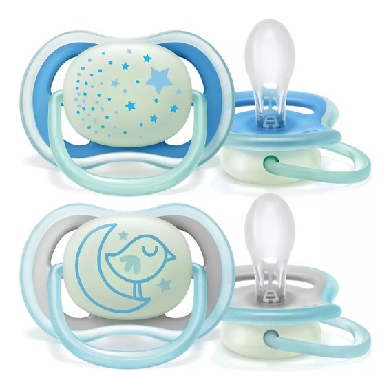 Chupetes Philips Avent Ultra Air Scf376/21 6-18 M X 2