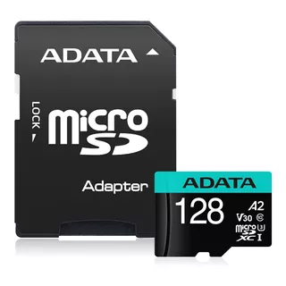 Memoria Microsd Adata 128gb Premier Pro V30s Adaptador Sd 