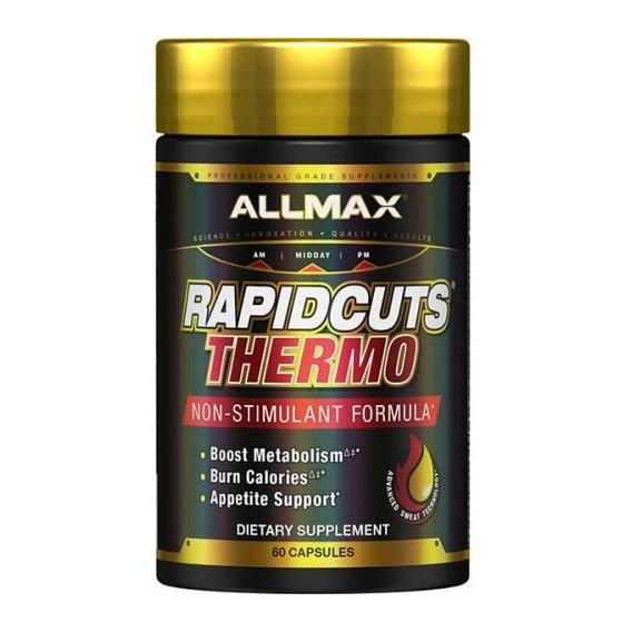 Allmax Rapidcuts Thermo 60 Caps Termogénico Sin Estimulantes