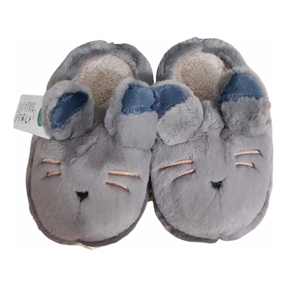 Pantuflas Niños, Abrigadas, Con Suela