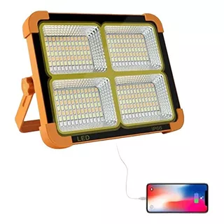 Panel Reflector Solar De 100w Led Ip66 Portátil Cargador