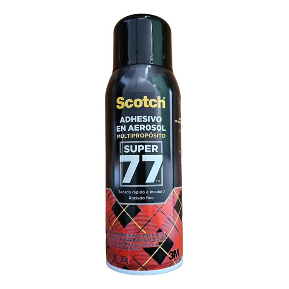 Adhesivo 3m Scotch Super 77 Spray 305 Gr Caja Con 12 Piezas