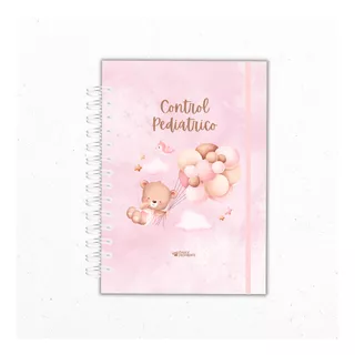 Cuaderno Control Pediátrico Niña Rosado