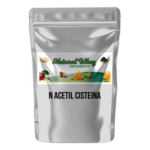 Suplemento en polvo Natural Whey Suplementos  N Acetil Cisteina n-acetilcisteína en sachet de 500g
