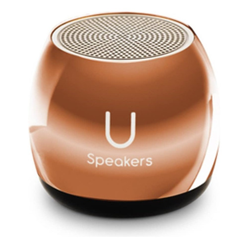 Fashionit U Micro Speaker | Bluetooth Inalámbrico Portátil D Color Oro Rosado Efecto Espejo 110v