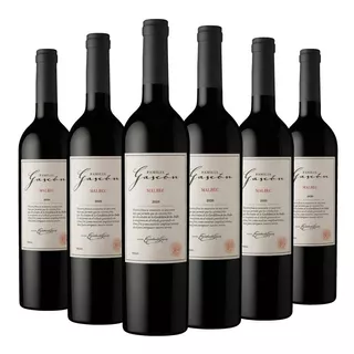 Vino Familia Gascon Malbec 750ml. Caja 6 Botellas