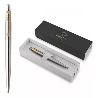 Boligrafo Parker Jotter Clip Dorado Tinta Negra + Grabado 