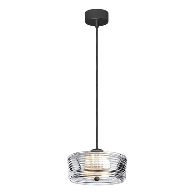 Colgante Led Vk-s70 S Diseño Moderno Acrilico Vk Transparente Interior