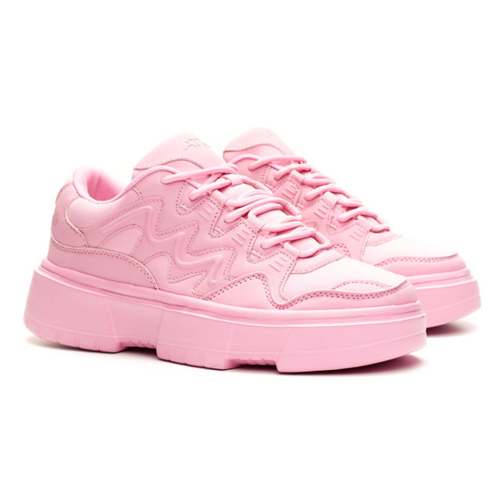 Zapatilla Urbana Total Rosa Blanche Mujer Atomik