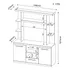 Modular Home Led Rack Panel - Hasta 32 - 139x167x040 - 1701 Color Tabaco