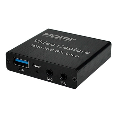 Capturadora De Video Streaming Fhd Hd Hdmi 4k Usb Xbox Ps4