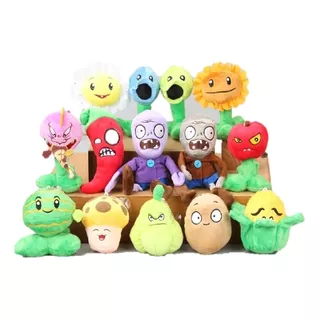 Plantas Vs Zombie 14 Peluches De Los Personajes Pvz