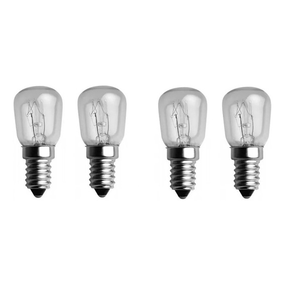 4 Lamparas Repuesto Para Lámpara De Sal Miñon E14