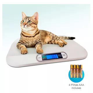 Balança Digital Para Gatos - Pesa Até 20kg