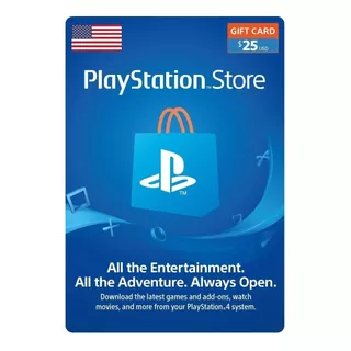 Tarjeta Gift Playstation Psn Store Ps4 Código Digital 25