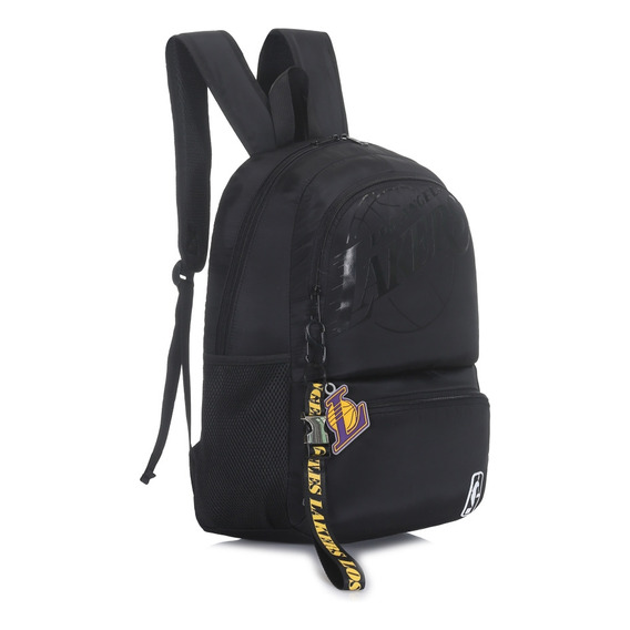 Mochila Deportiva Nba Lakers Importada Basket Bolsillos New