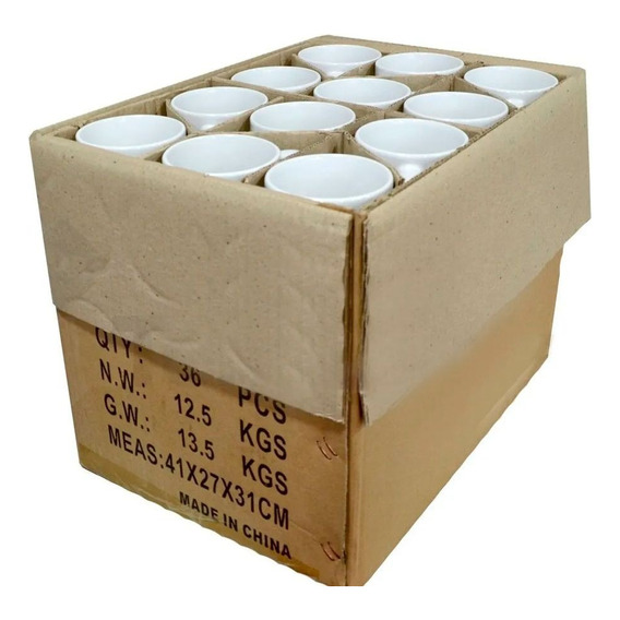 Taza De Sublimación Blanca 11onz Calidad Triple Aaa Caja 36