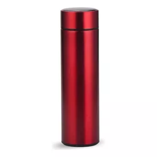 Termo Digital Acero Inoxidable Inteligente 500ml Color Rojo