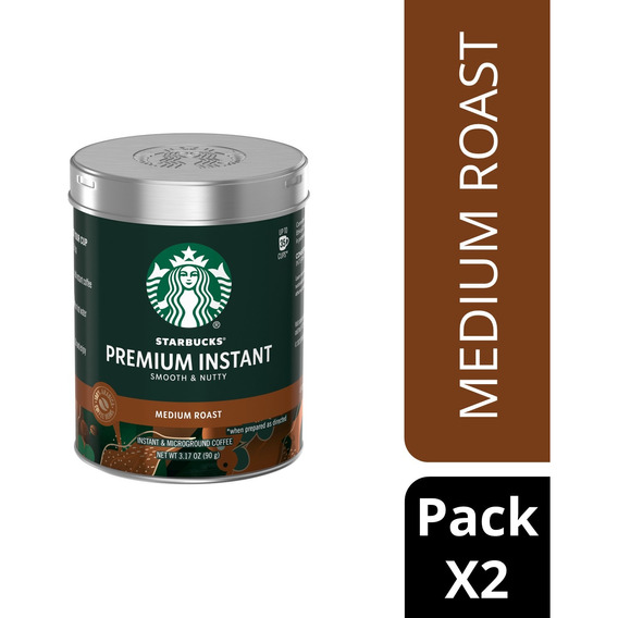 Café Starbucks® Medium Roast 90g X2 Tarros