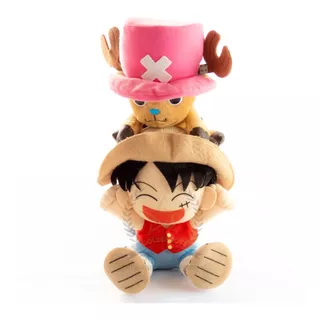 Peluche Grande One Piece Luffy Y Tony Chopper  Golden Toys