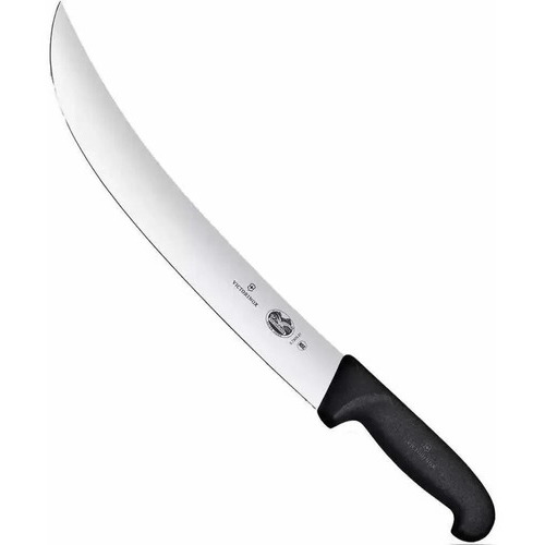 Cuchillo Carnicero Curvo Victorinox Hoja De 36cm 5.7303.36 Color Negro