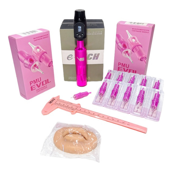 Kit Micropigmentación Microblading Maquina Inalambrica 