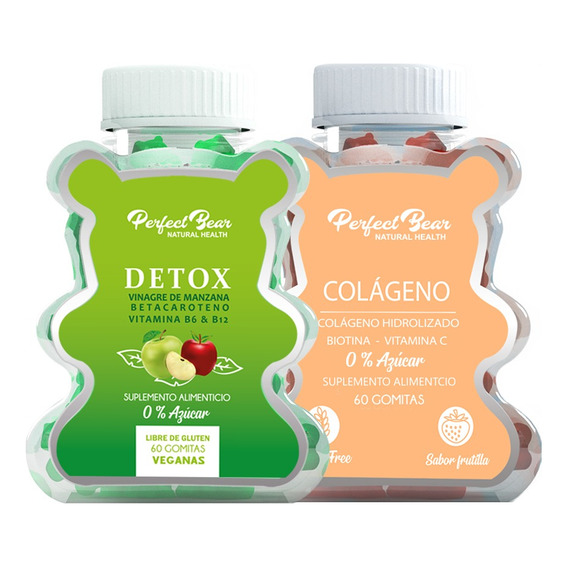 Detox Vinagre De Manzana + Colágeno Hidrolizado Gomitas