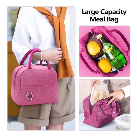 Lonchera Bolsa Lunch Bag Térmica Colación Almuerzo Premium