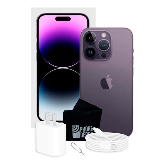 Apple iPhone 14 Pro 128 Gb Morado Oscuro Esim Con Caja Original