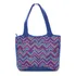 Cartera Mujer Neopreno Brio Con Neccesaire De Color Azul Oscuro