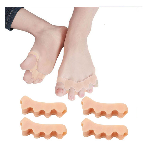 Madiola Corrector Juanetes Separador Dedos Hallux Valgus Gde Color Nude