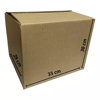 Caja Cartón E-commerce 30x29x33 Cm Paquete Con 25 Piezas