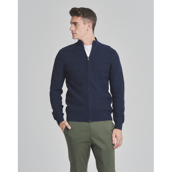 Campera Tejida Sutton, Hombre, Algodón, Marino, Equus