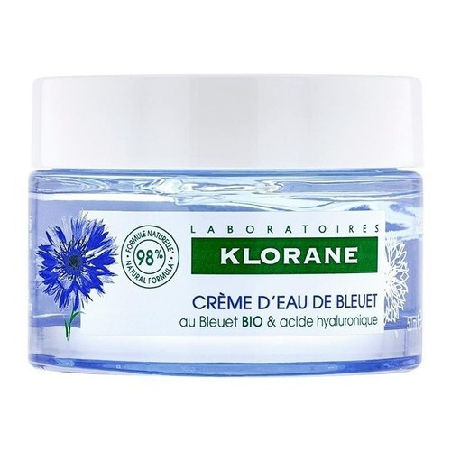 Klorane Gel Crema Bleuet Con Acido Hialuronico Dia X 50 Ml Tipo de piel Seca/Sensible
