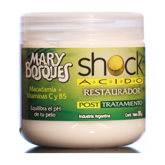 Mary Bosques Shock Acido Baño De Crema X 200g Envio