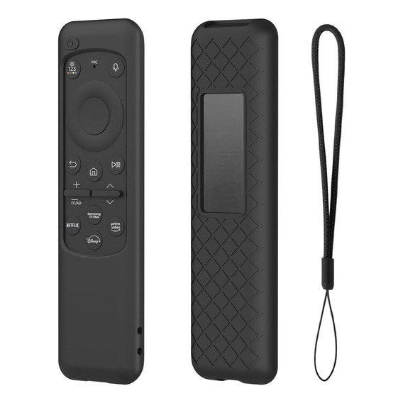 Funda de control remoto Samsung Qled 4k para TV Bn59-01432, color negro