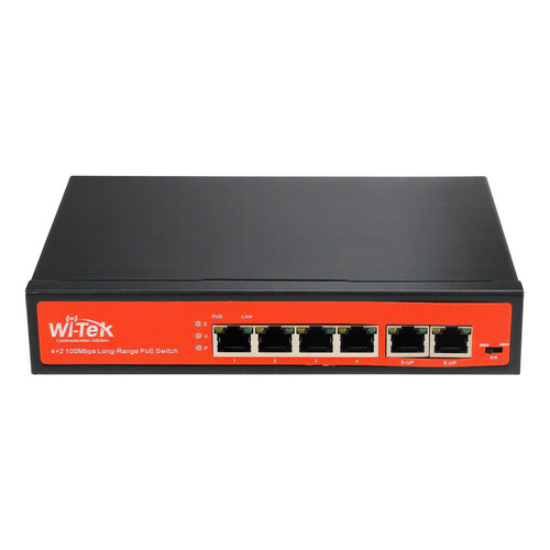 Switch Poe Gigabit 4 Canales + 2 Up Link - Electrocom
