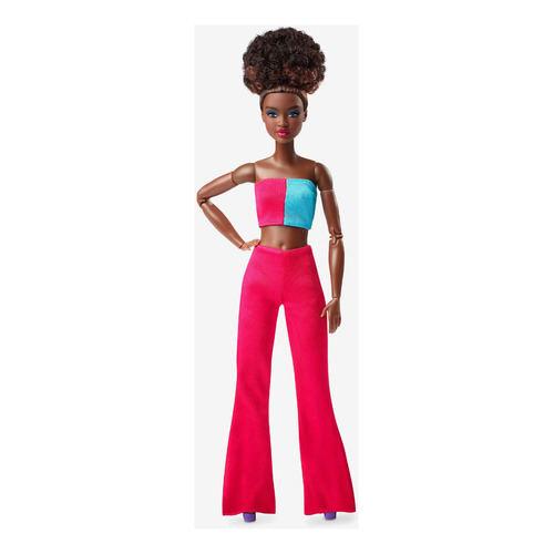 Barbie Mira Muñeca Con Cabello Negro Natural En Bloque De