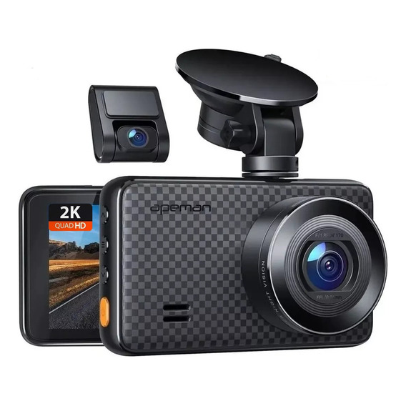 2k Dash Camara Automovil Para Carro Apeman Frontal Y Trasera