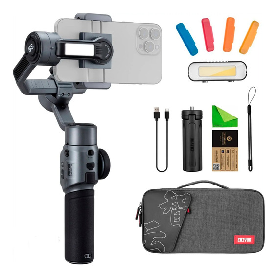 Zhiyun Smooth 5s Combo Gimbal Estabilizador Smartphone Celul